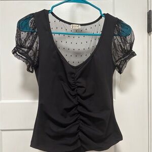 Free People Black Top